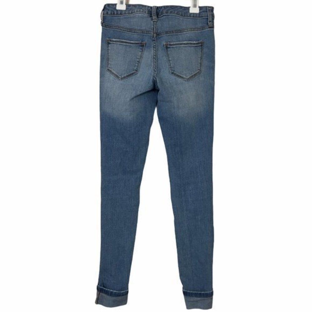 Universal Thread Jeans Women’s Size 00 24R Cuffed - Puckered - Measures 25x30 - Picture 2 of 13